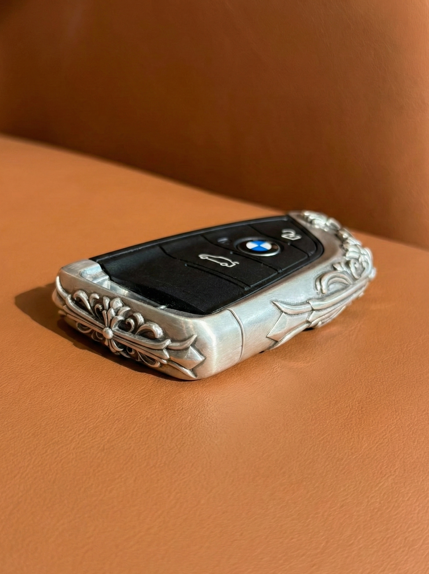 Chrome Hearts Inspired 925 Silver BMW Key Case (G-Series | 2 Styles)