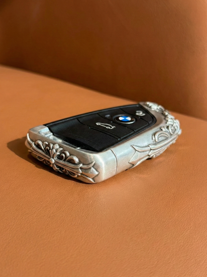 Chrome Hearts Inspired 925 Silver BMW Key Case (G-Series | 2 Styles)