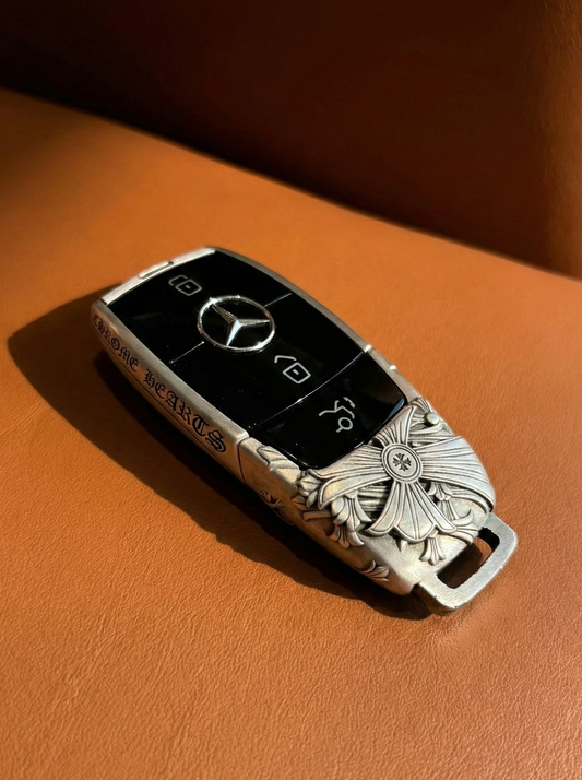 Chrome Hearts Inspired 925 Silver Mercedes-Benz Key Case (2nd Gen)