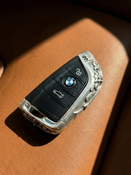 Chrome Hearts Inspired 925 Silver BMW Key Case (G-Series | 2 Styles)